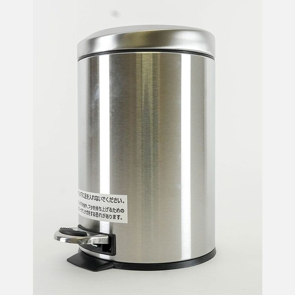 ステンレスペダルペール, シルバー（3.0L）, 3.0L