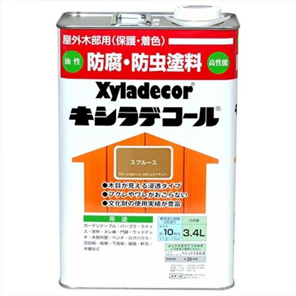 キシラデコール 3.4L #115　スプルース, スプルース, 3.4L