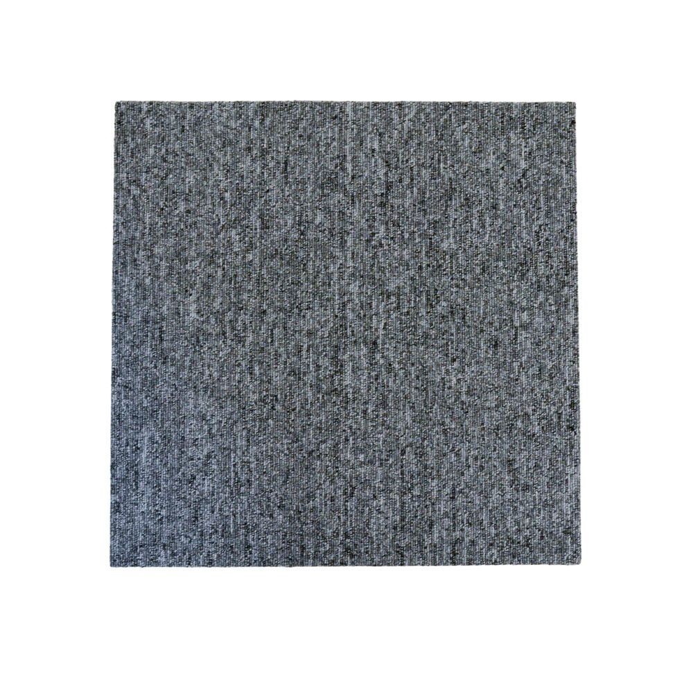 防炎タイルカーペット　グレー　１６枚入, グレー, 16枚入