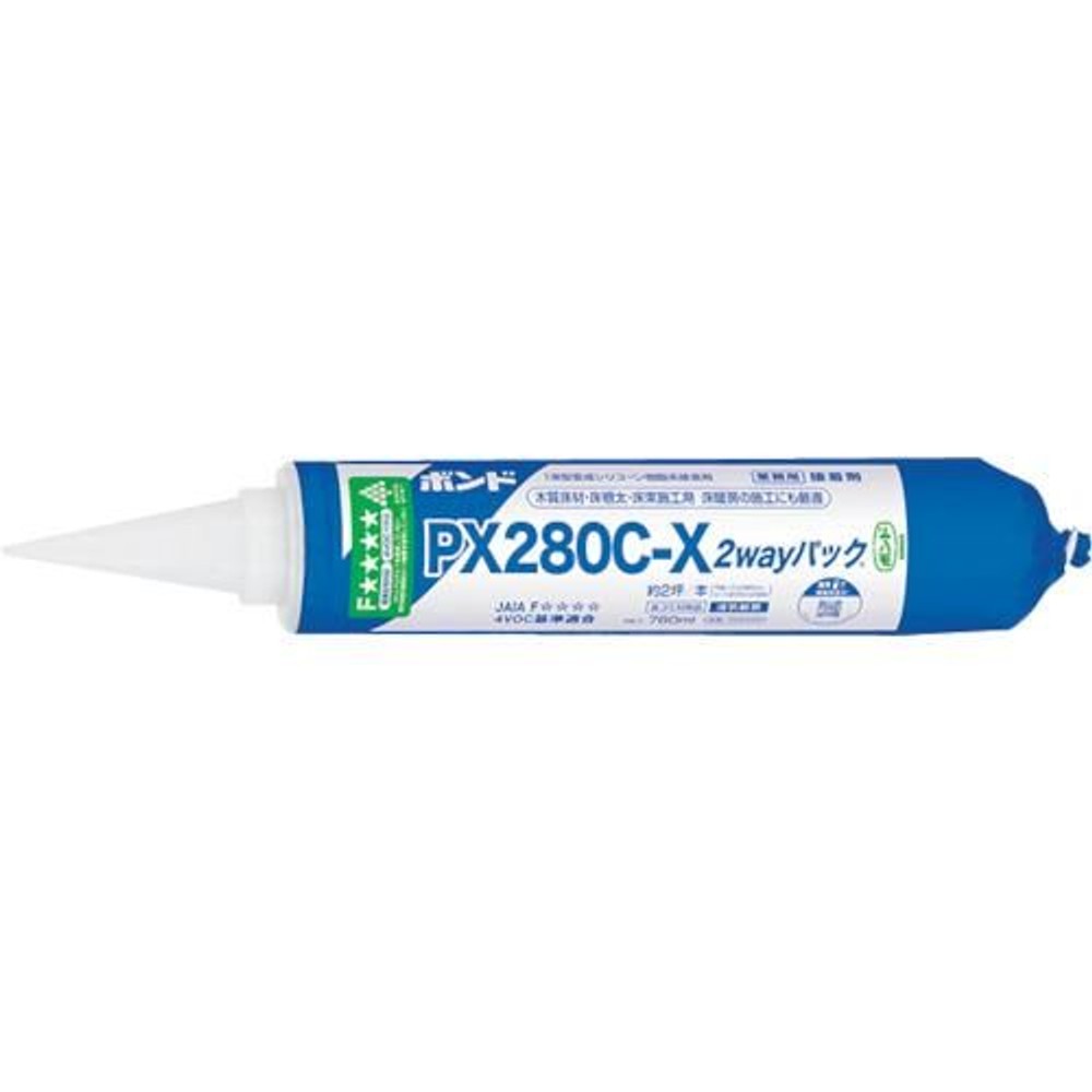 コニシ ボンド PX280C-X 2wayパック 760ml, 白, 760ml