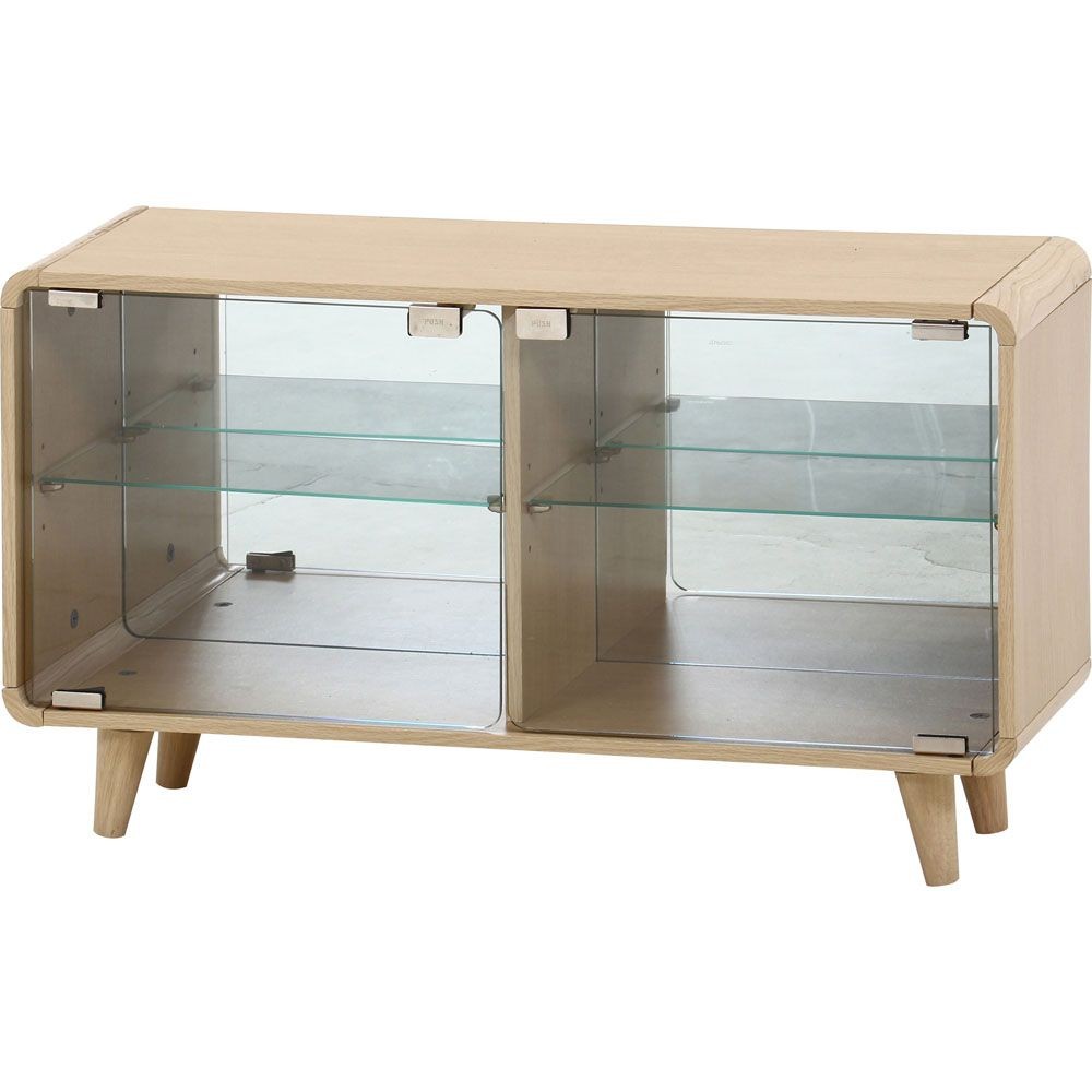 不二貿易 コレクションシェルフ　クレール　ワイド　オークナチュラル【メーカー直送・代引不可】, オーク, 幅795mm&times;奥行250mm&times;高さ460mm