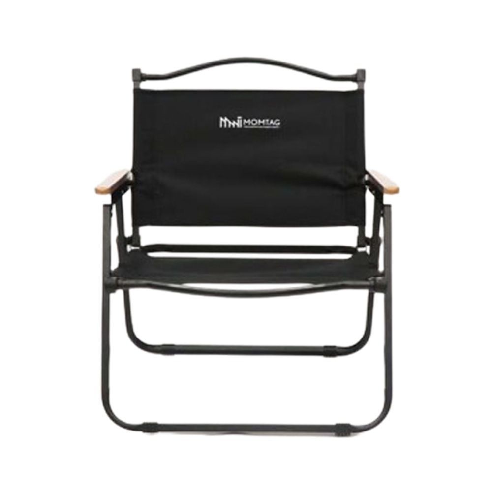MOMTAG 折りたたみディレクターチェア　HDL-0487, ブラック, -