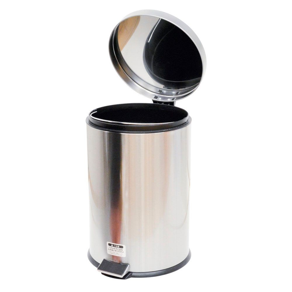 ステンレスペダルペール, シルバー（5.0L）, 5.0L