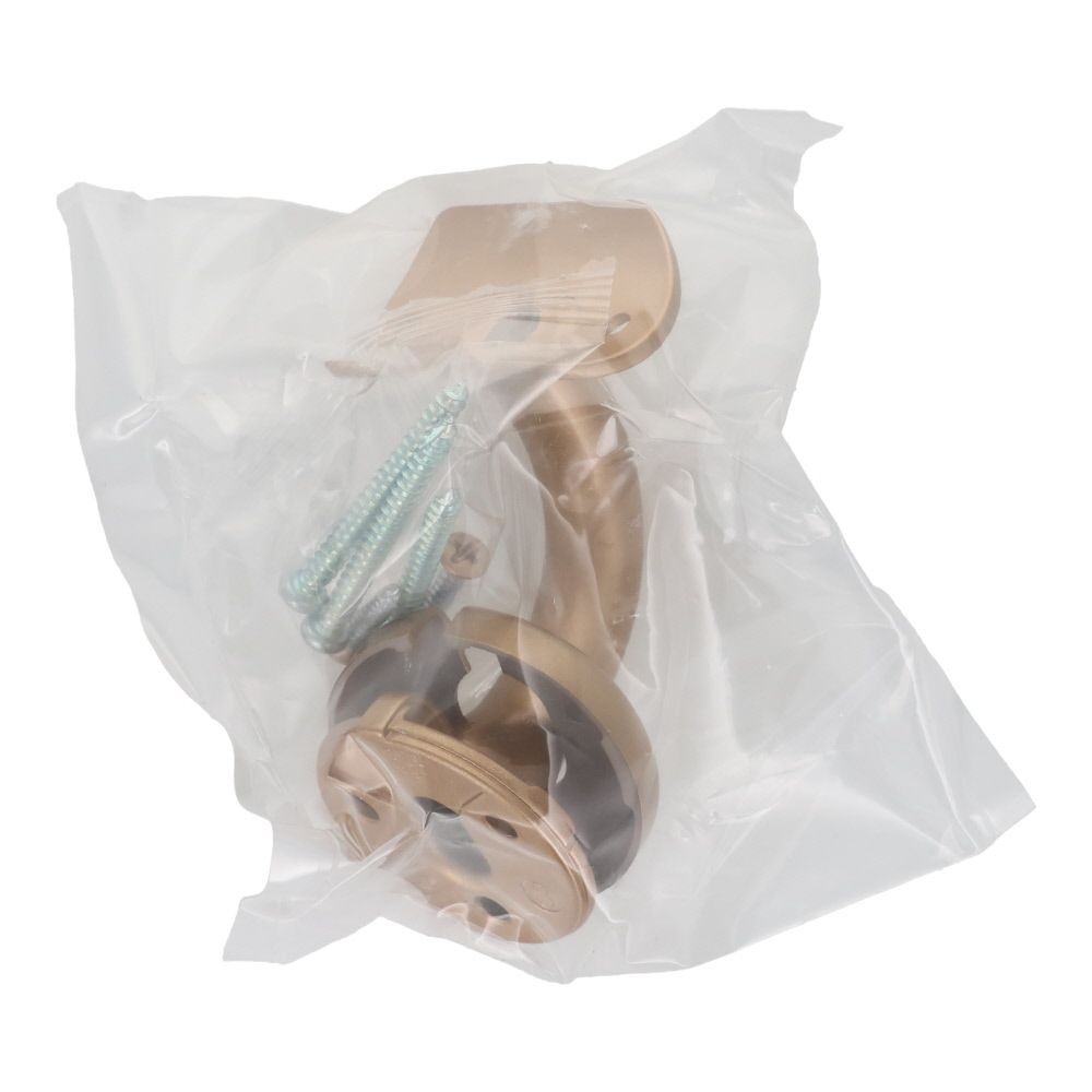 壁受金具　カバー付き　１０個　３５パイ　ゴールド, ゴールド, 35mm