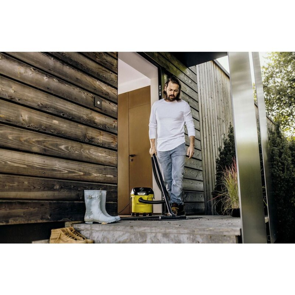 KARCHER（ケルヒャー） 乾湿両用バキュームクリーナー KWD1, イエロー, 容量:12L