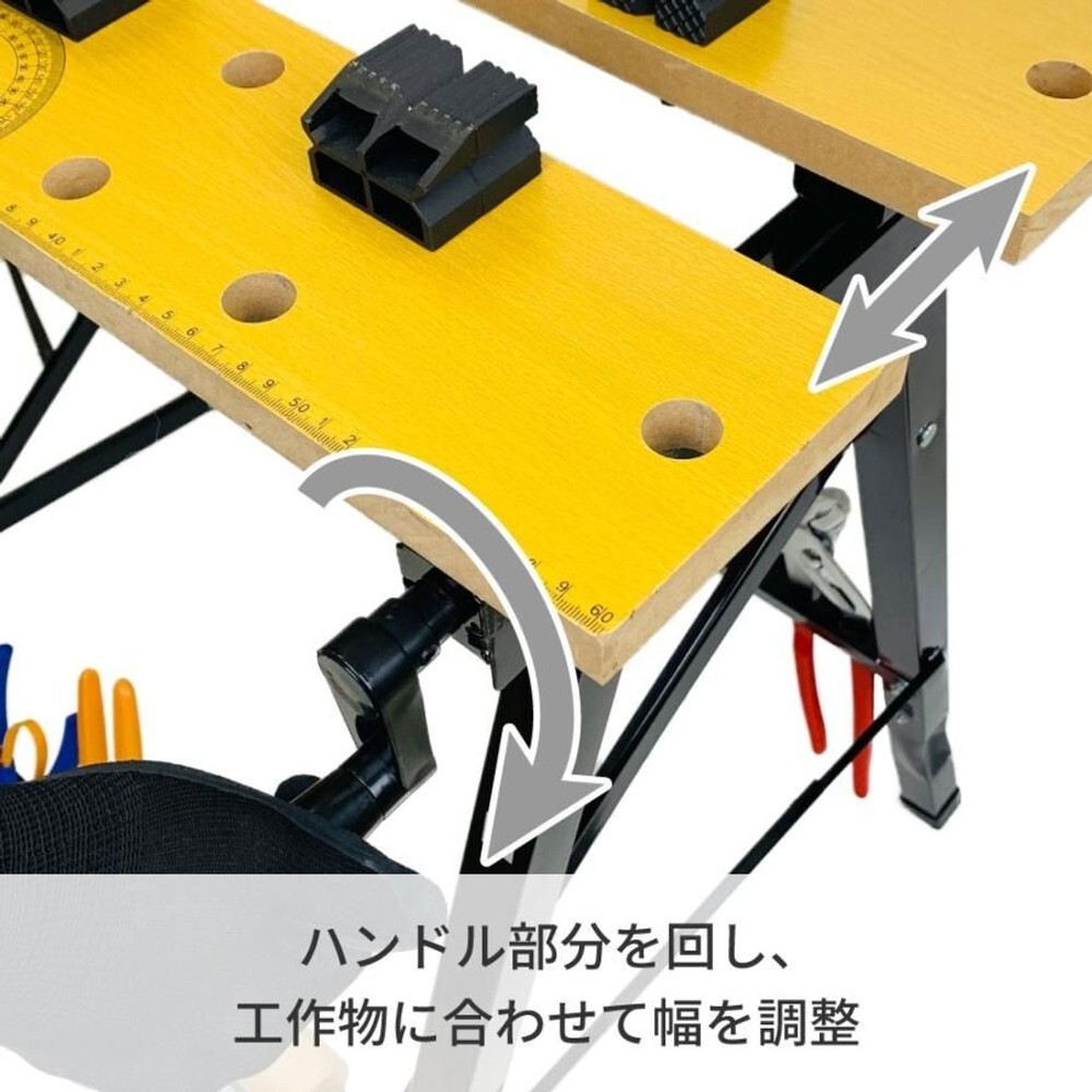 【数量限定】GT  ワークベンチバイス  GTWBー300  作業台, ブラック, GTWBー300
