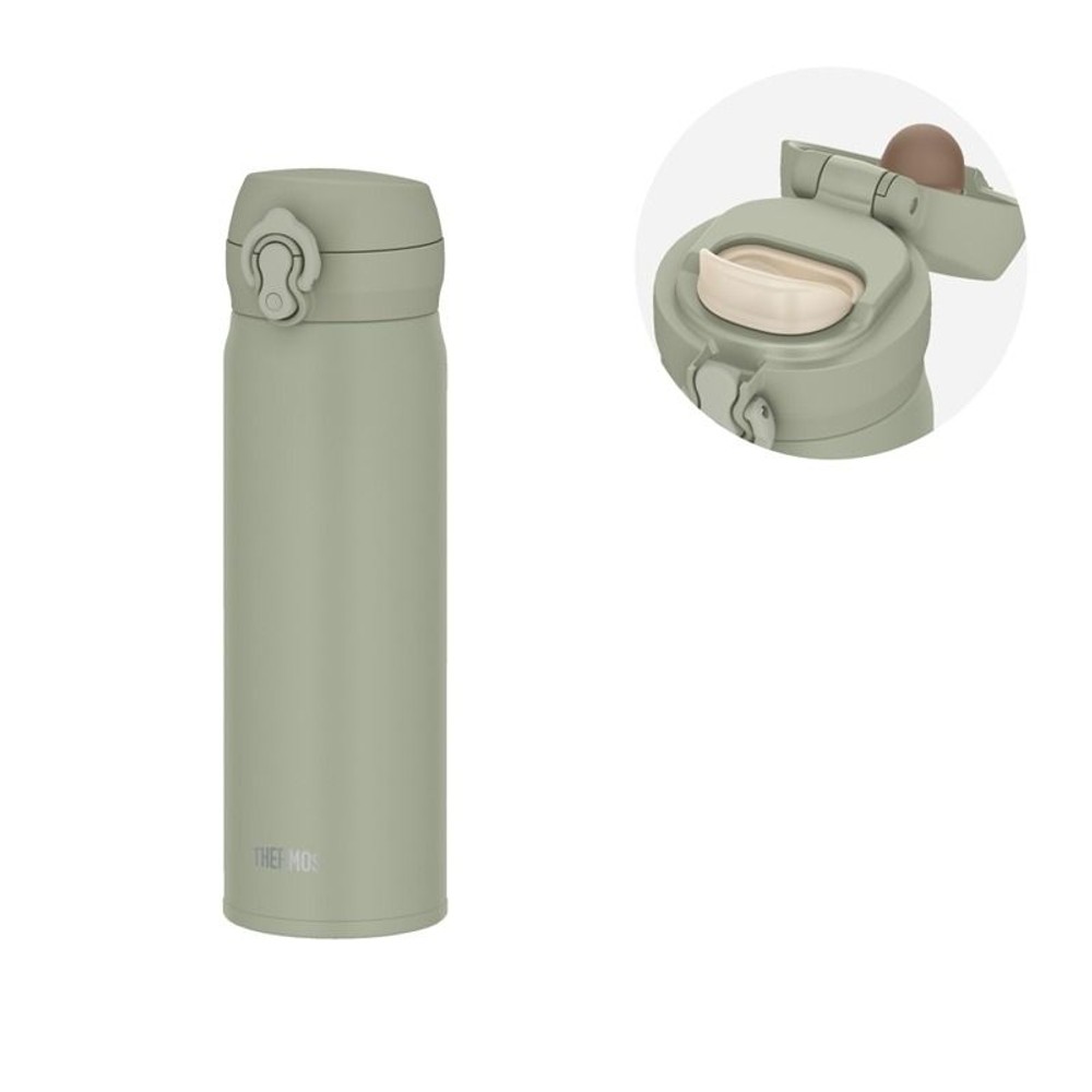 サーモス　真空断熱ケータイマグ ＪＮＬーＳ５００ ＯＧ, オリーブグリーン, 500ml