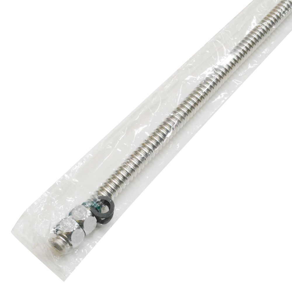 水道用フレキパイプ T型 13&times;600, シルバー, 1本入り