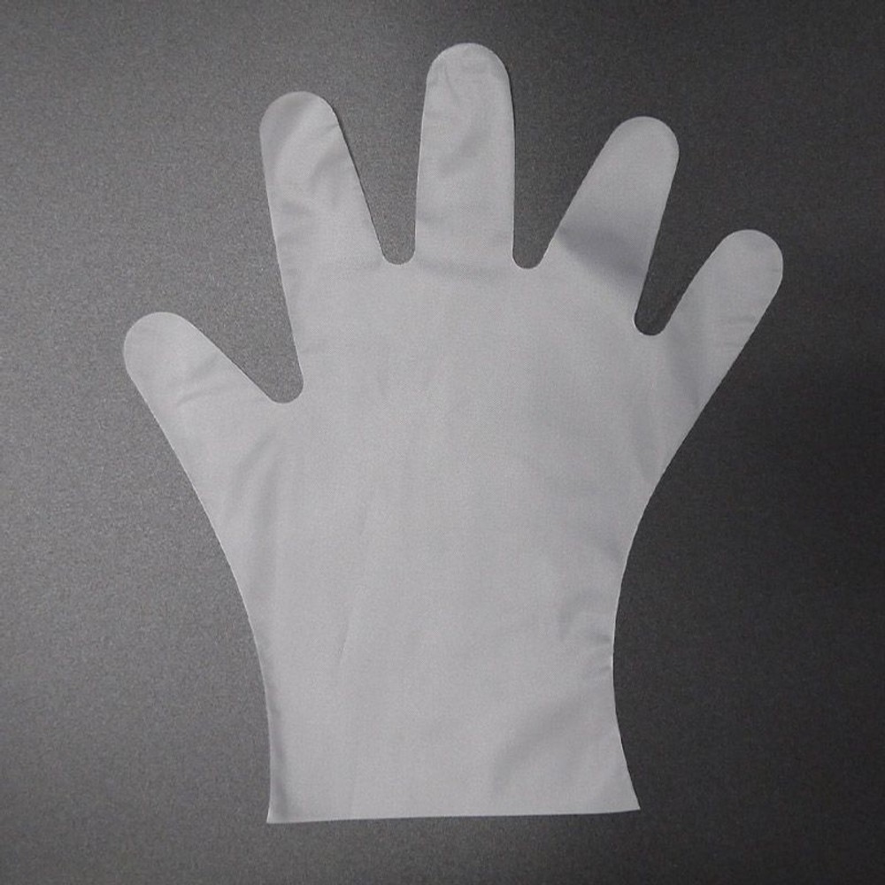 食衛法適合ポリエチレン極薄手袋　100枚入り, 透明（S）, Ｓサイズ