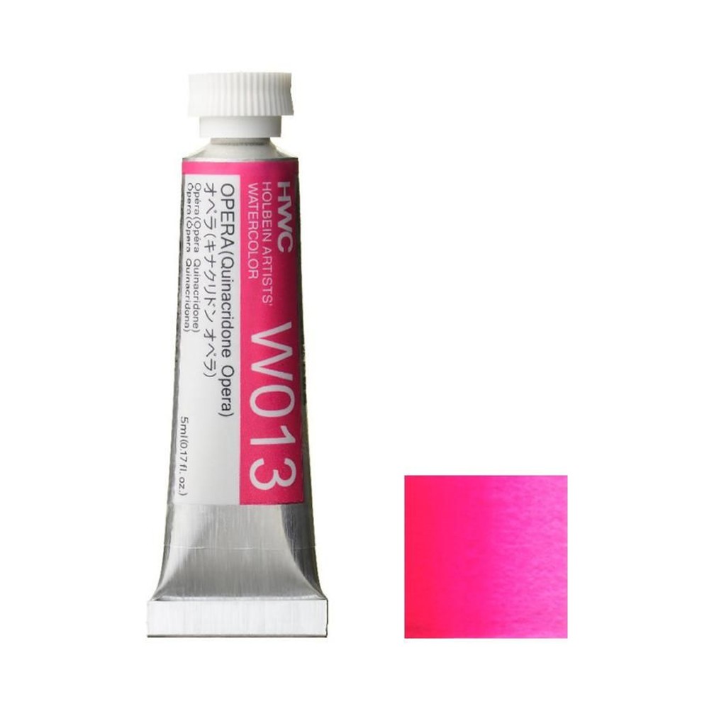 ホルベイン 透明水彩絵具 2号 (5ｍｌ) W013 オペラ, W013オペラ, 2号 (5ｍｌ) 