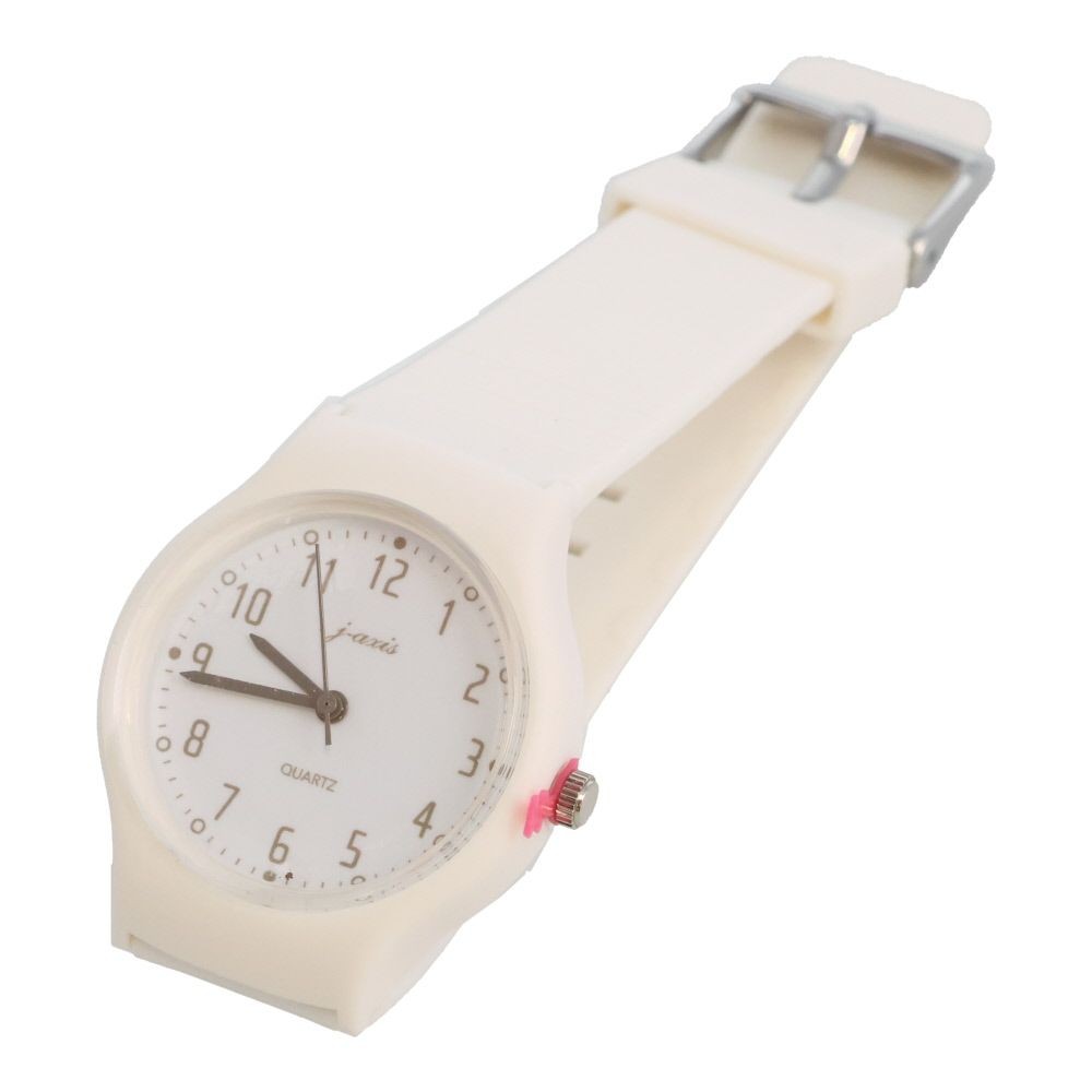 サン・フレイム　腕時計, アイボリー, レディース