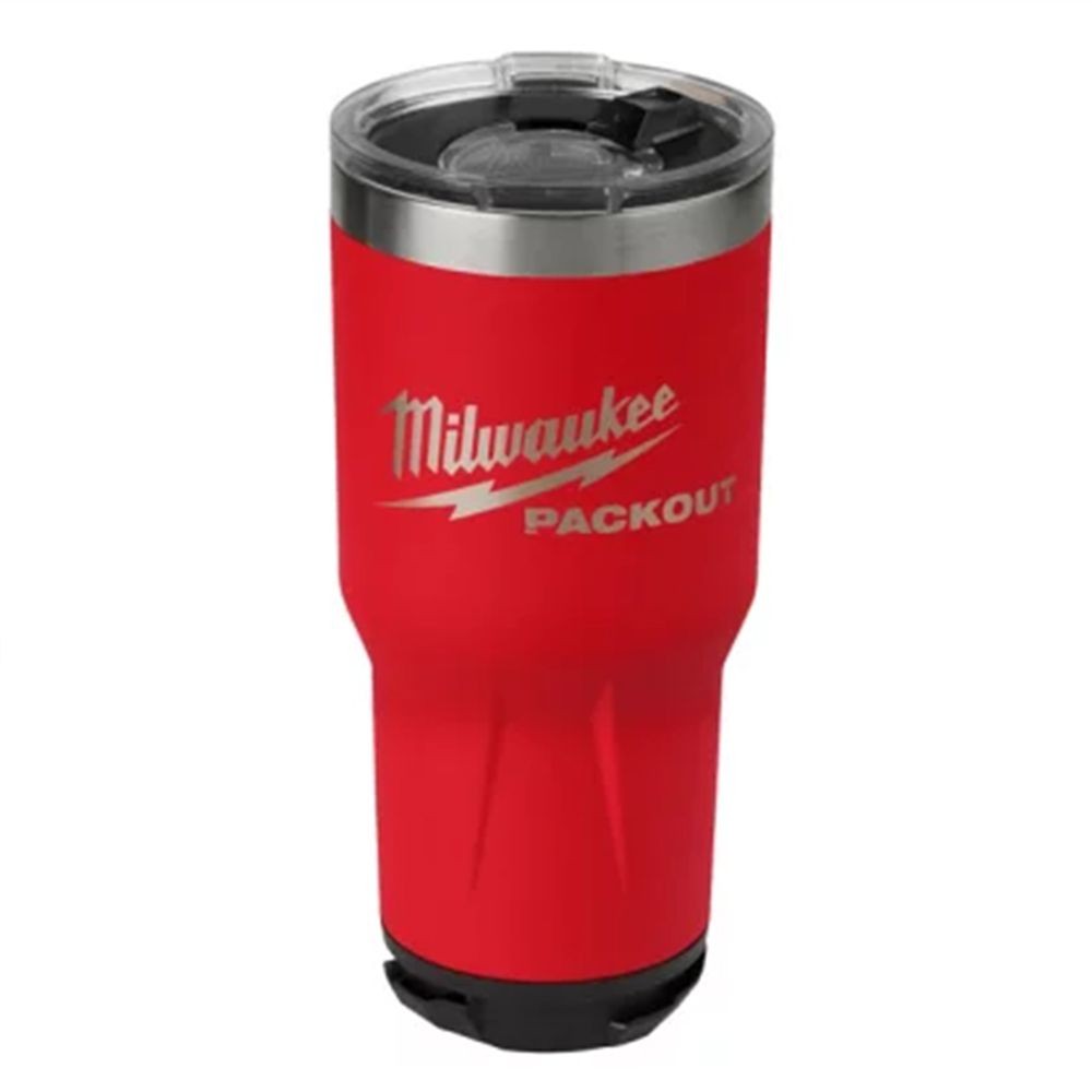 millwaukee ミルウォーキー PACKOUT タンブラー (メガ) 48-22-8393R, レッド＋ブラック, 890ml