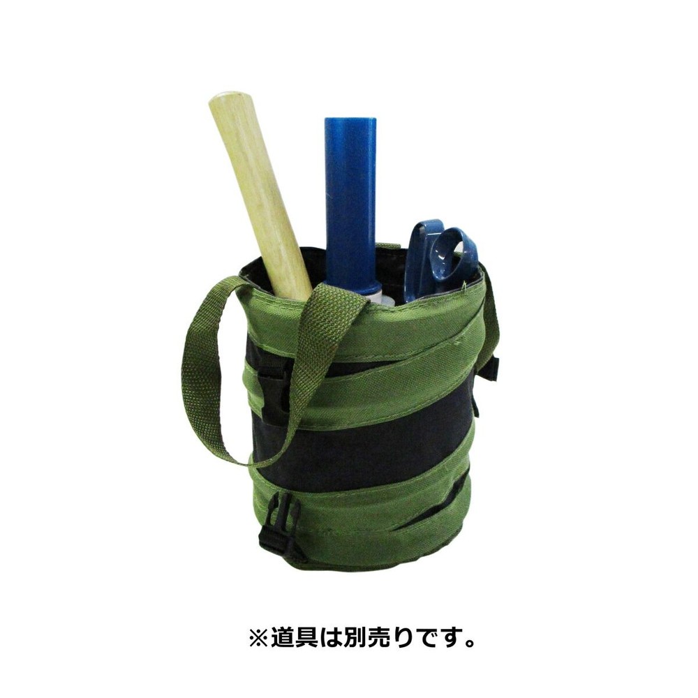 ウイザ WIZ'A　スプリングバッグ　ラウンド型　緑帯, GR（15cm）, 15cm