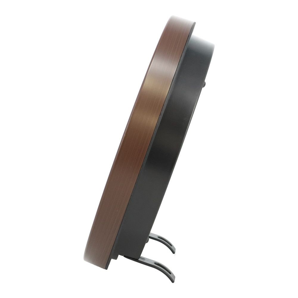 ウィザ WIZ'A 温湿度付き置き掛け兼用時計, ブラウン, WIZA-C7229