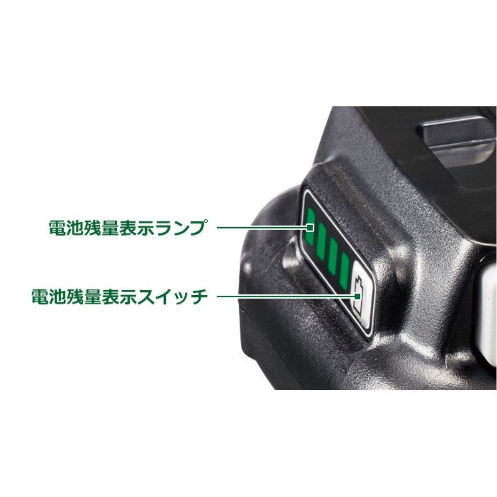 HiKOKI ハイコーキ スライド式リチウムイオン蓄電池 BSL1240M 10.8V4.0Ah, ブラック, 10.8V 4Ah