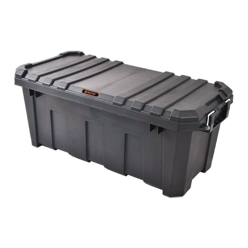 タクティクス コンテナボックス 60L 幅801&times;奥行383&times;高さ325mm, 黒, 60L