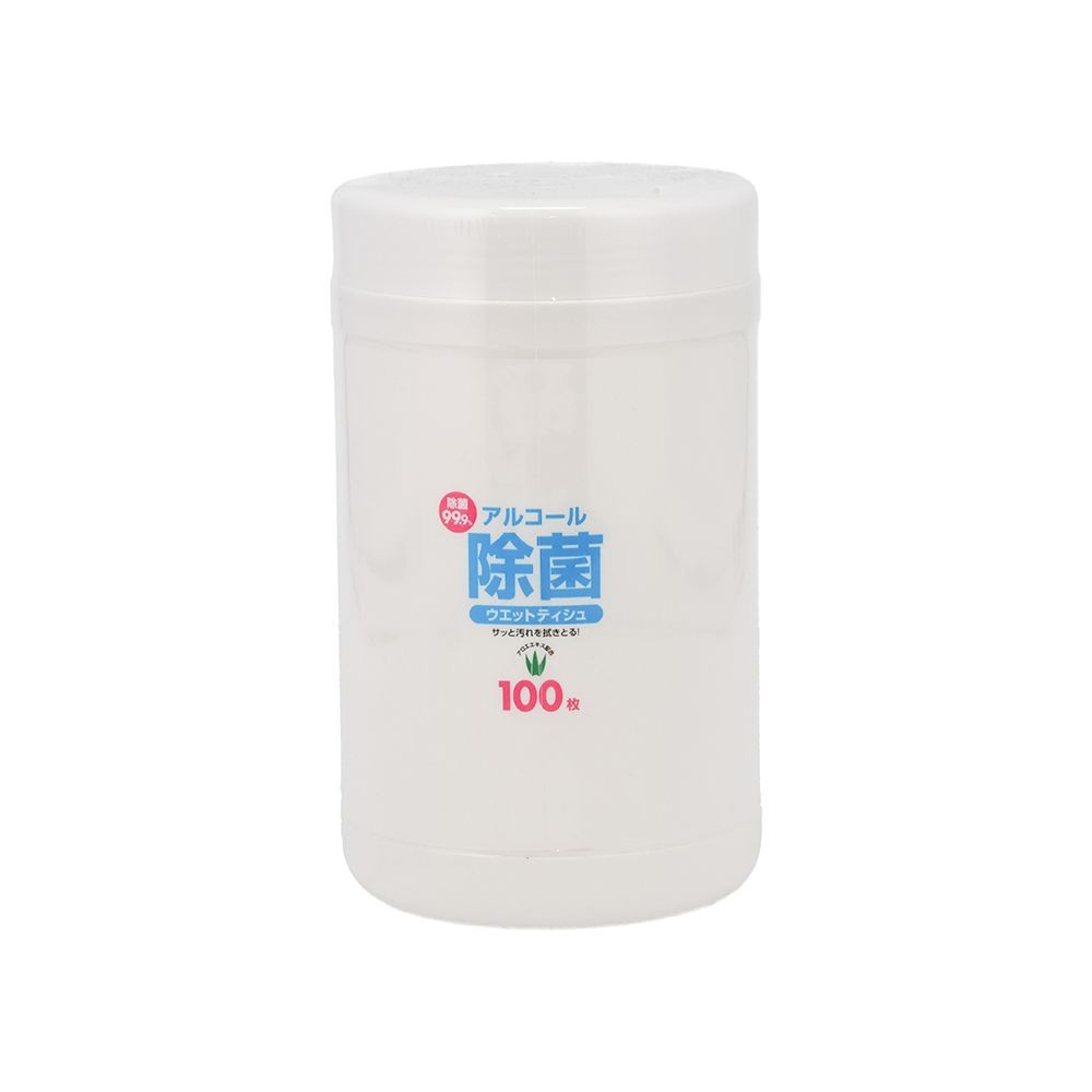 アルコール除菌ウェット本体100枚, アルコールタイプ, 100P