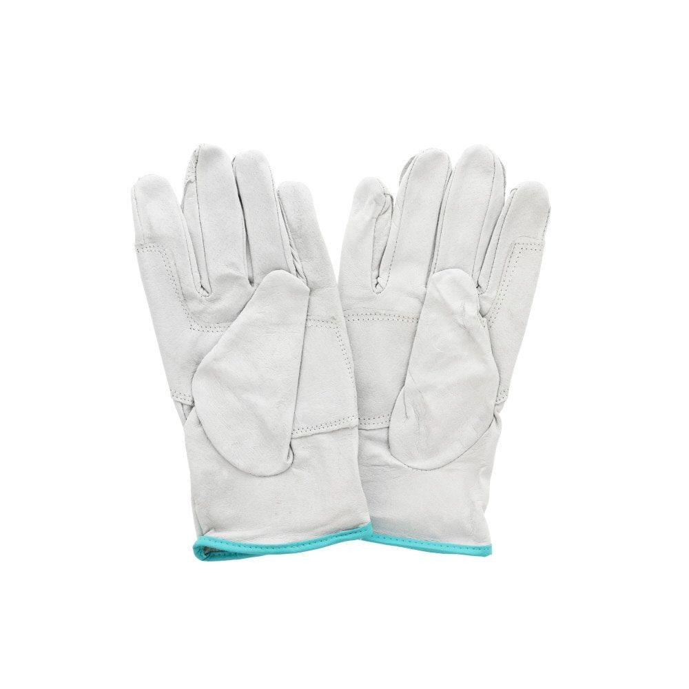豚革　着脱テープアテツキ手袋　1双入り, ホワイト（M）, Mサイズ