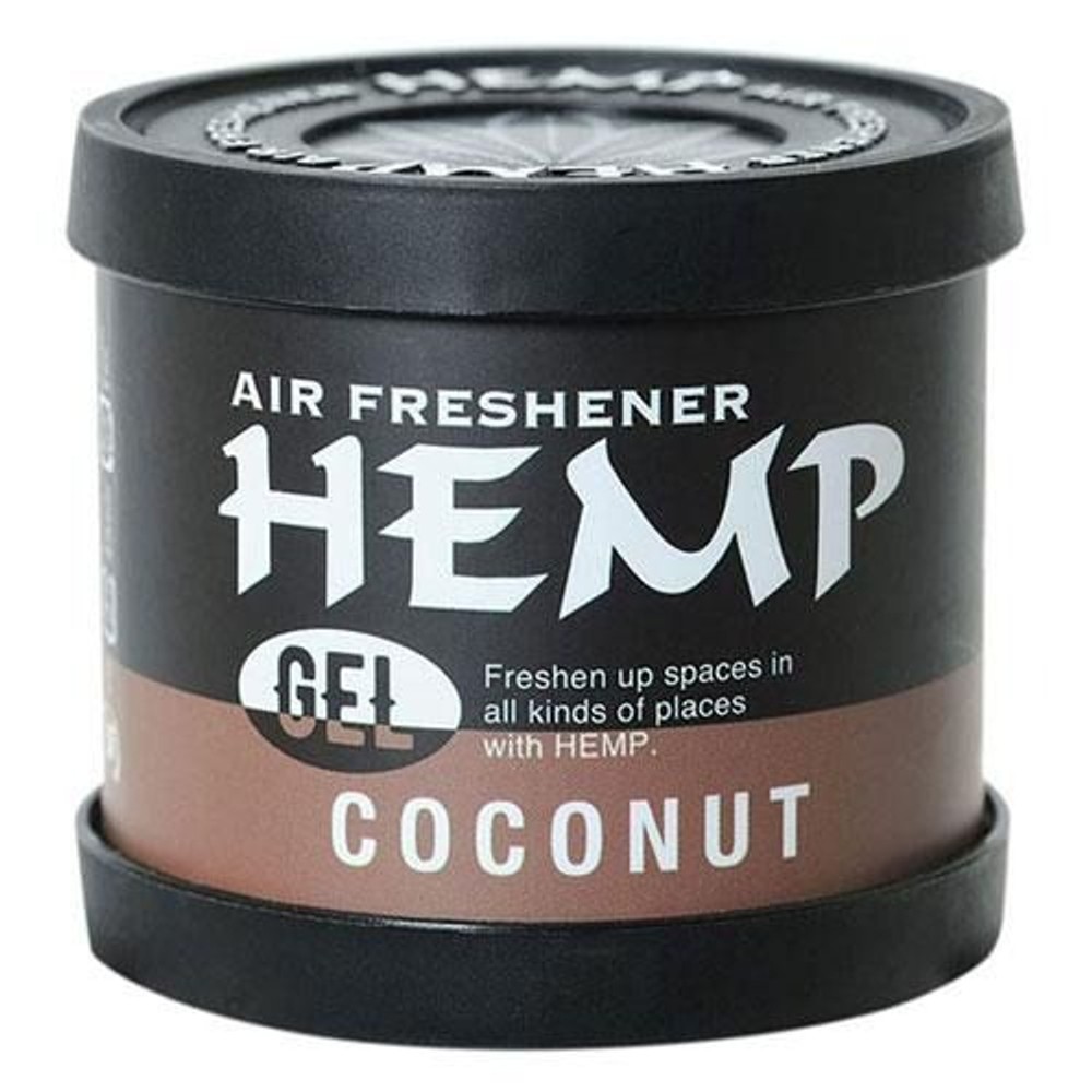 HEMP ルームフレグランス エアーフレッシュナー ジェル ココナッツの香り 80g, ココナッツ, 80g