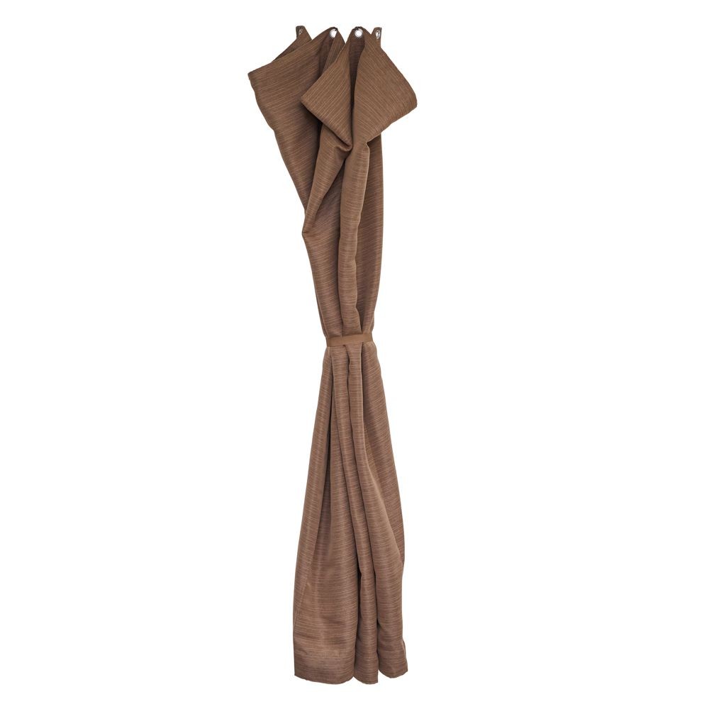 撥水ベランダオーニングカーテン, ベージュ, -