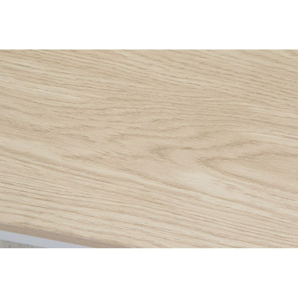 不二貿易 ラック付きデスク　アチーブＯＡＫ【メーカー直送・代引不可】, ナチュラル, 幅1010mm×奥行530mm×高さ1220mm