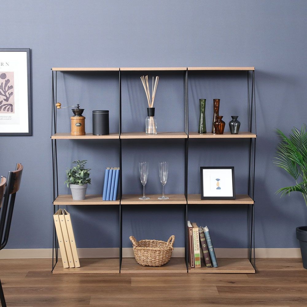 不二貿易 ＥＺＢＯ　ワイヤーディスプレイラック　ＮＡ【メーカー直送・代引不可】, ナチュラル, 幅1184mm&times;奥行404mm&times;高さ1175mm