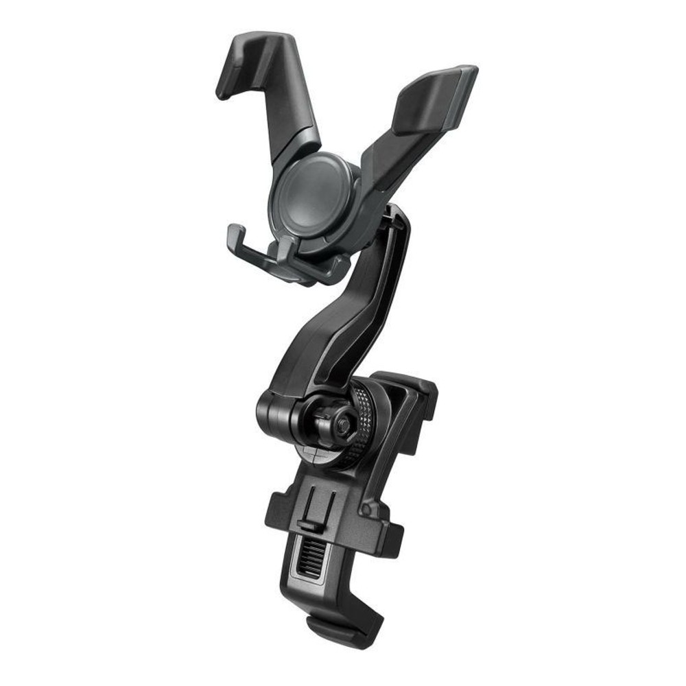 スマホルダー ロングアーム エアコン取付 ウィングキャッチ, ブラック, ロングアーム式