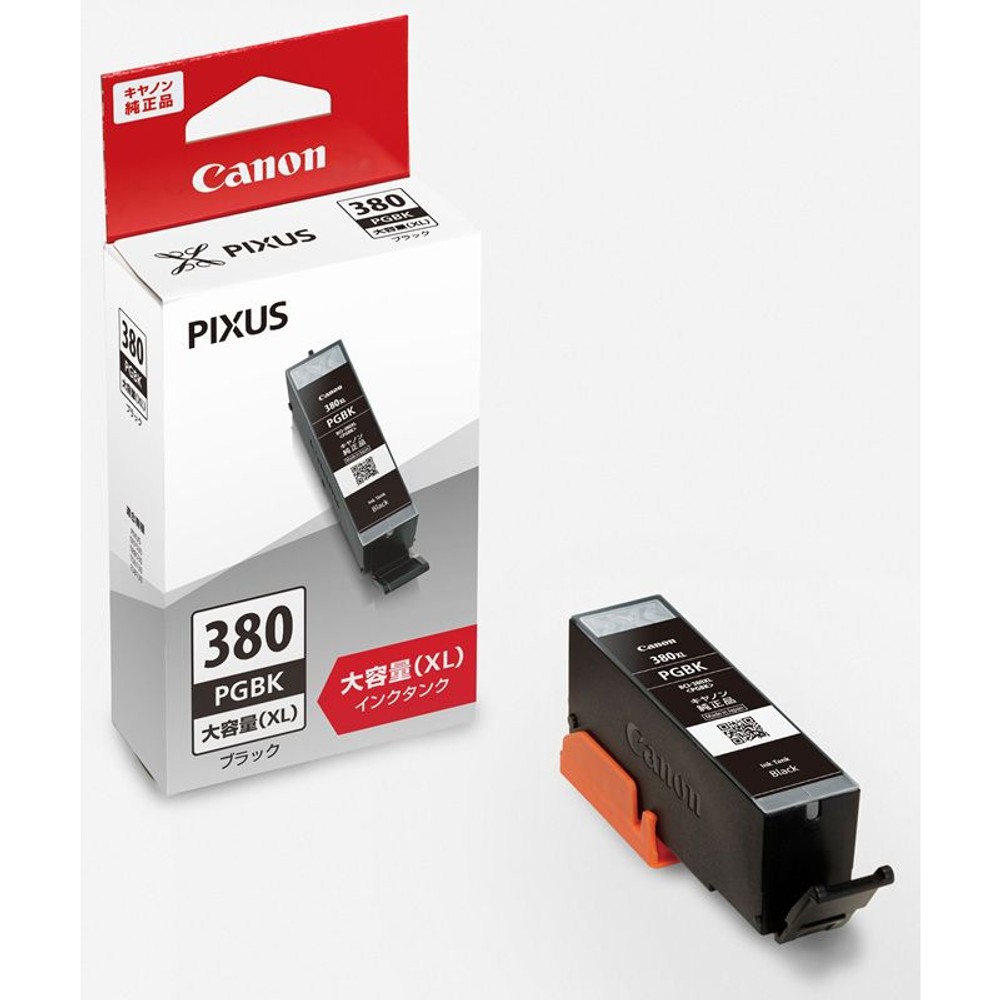 CANON　BCI-380XLPGBK　ブラック（大）, ブラック, 大容量