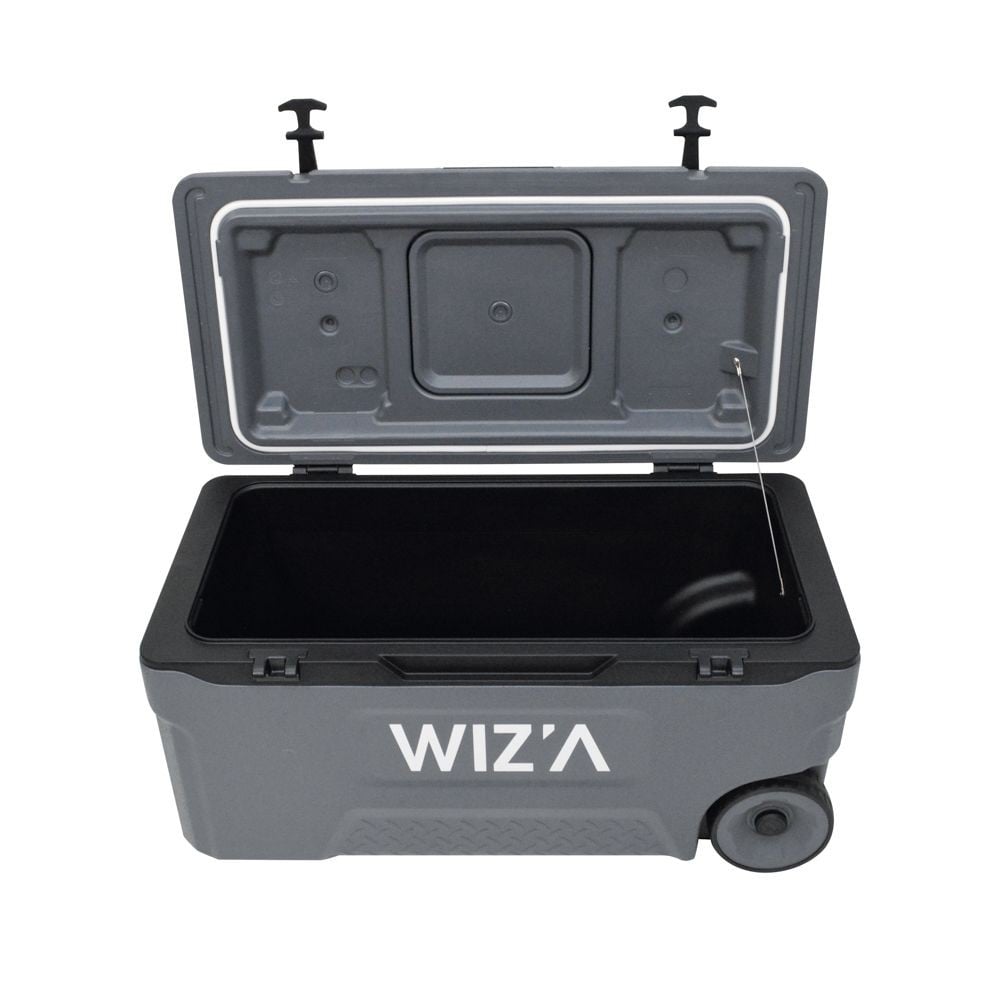 ウィザ WIZ'A 5DAYS　クーラー　キャスター付  75L, ダークグレー, 75L