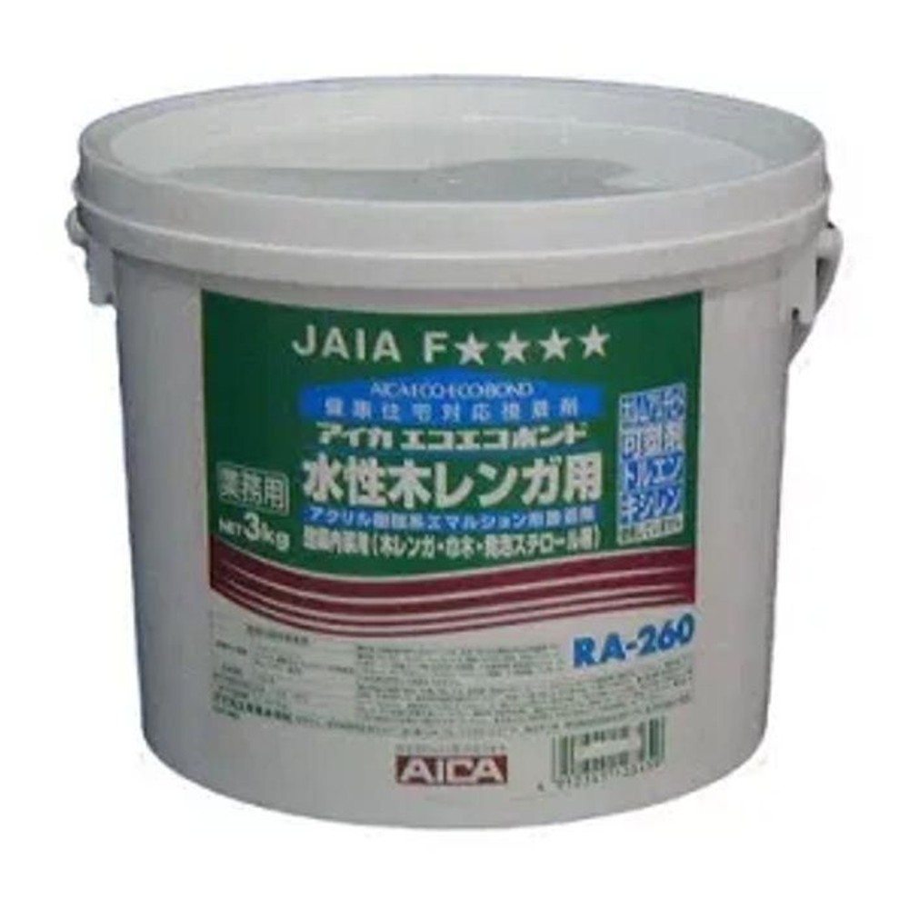 アイカ エコボンド水性木レンガ用 RA-260 3kg, 木レンガ用, 3kg