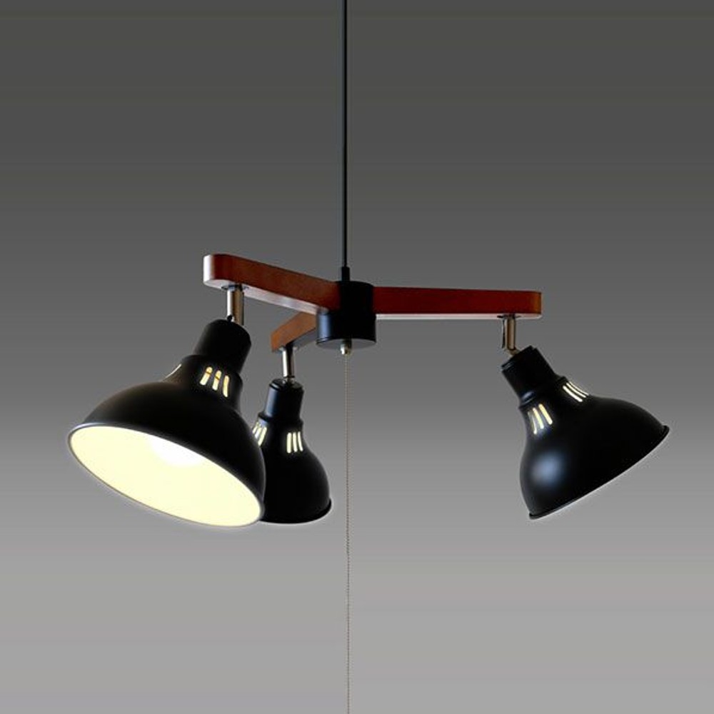 タキズミ LEDシャンデリア　(電球別売) ブラック DN3067CHBK, ブラック, DN3067CHBK