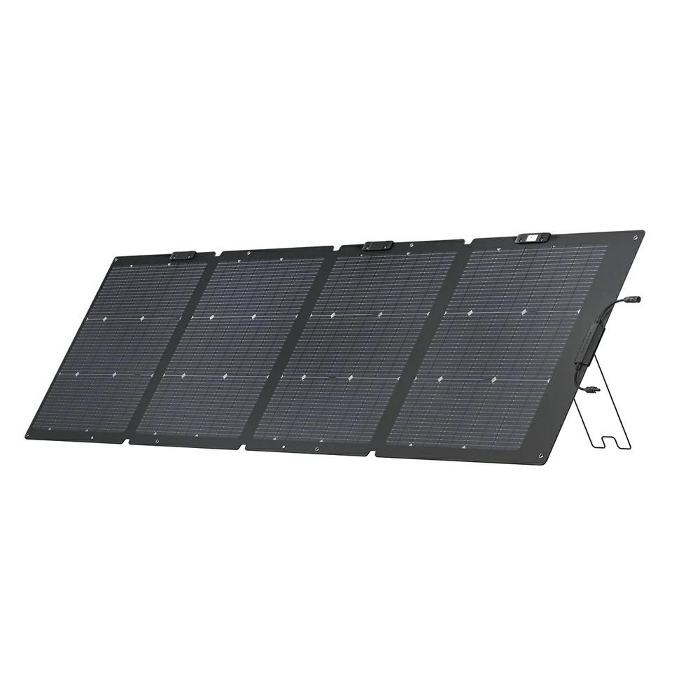 エコフロー EcoFlow 220W 両面ソーラーパネル Gen2 EFSOLAR220W-N, ブラック, 幅820mm&times;奥行1835mm&times;高さ25mm