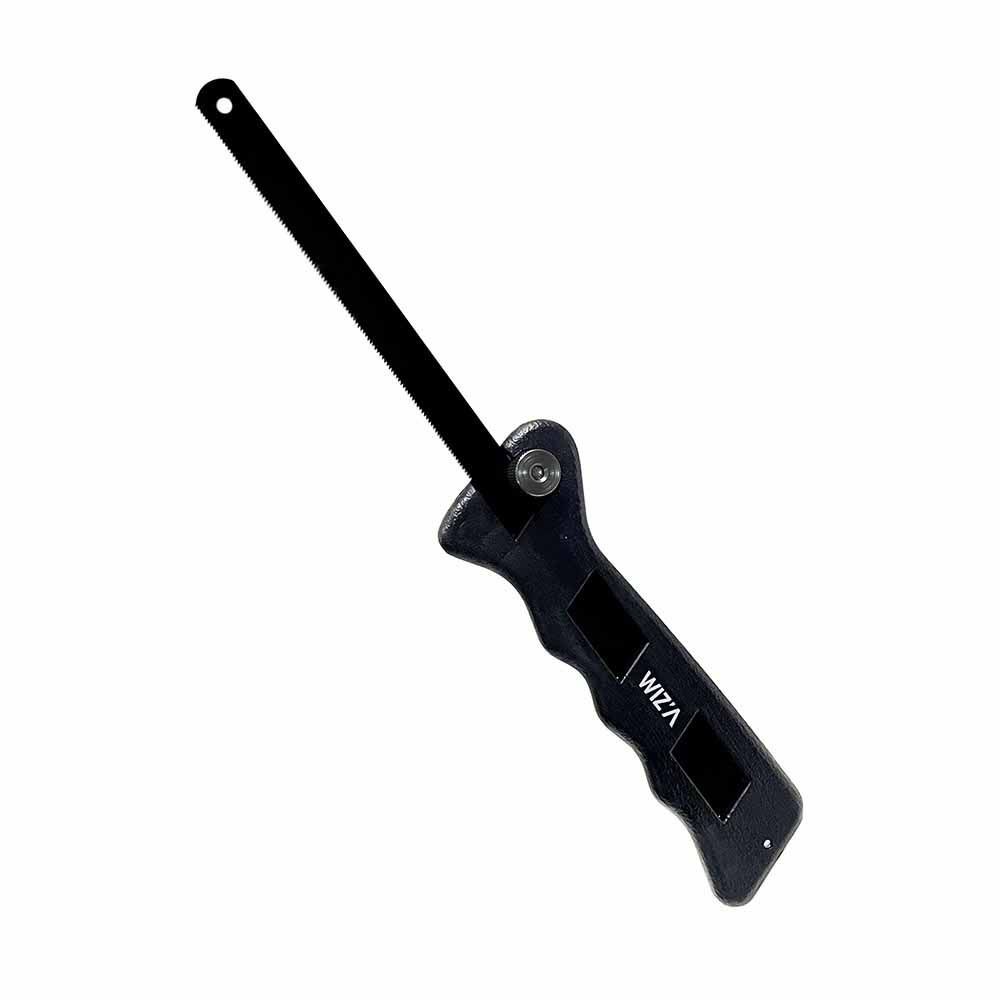 WIZ'A ウィザ 金切鋸 ストレート型 250mm 替刃式 中目 24山 478139922, ブラック, 250mm