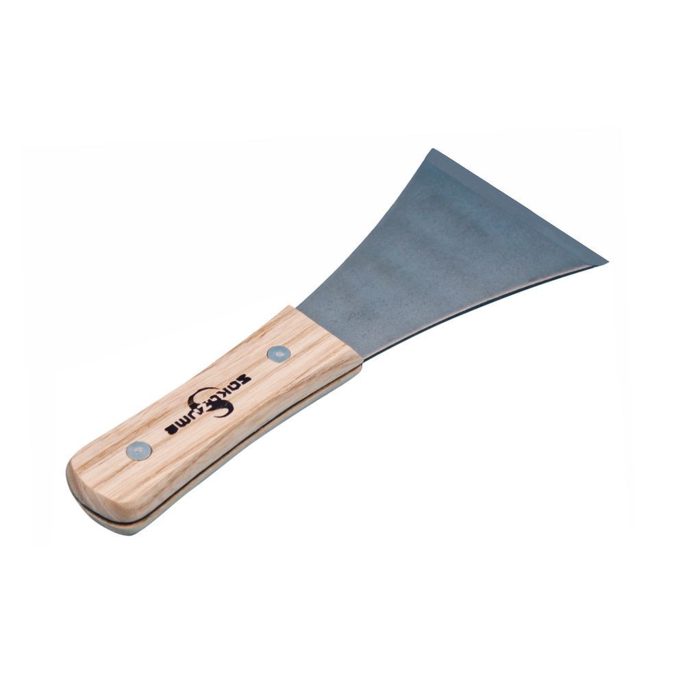 坂爪製作所（SAKAZUME） 全鋼　白木柄　皮スキ　Ｙ型平刃　７５ｍｍ 4015, 白木柄, 75mm