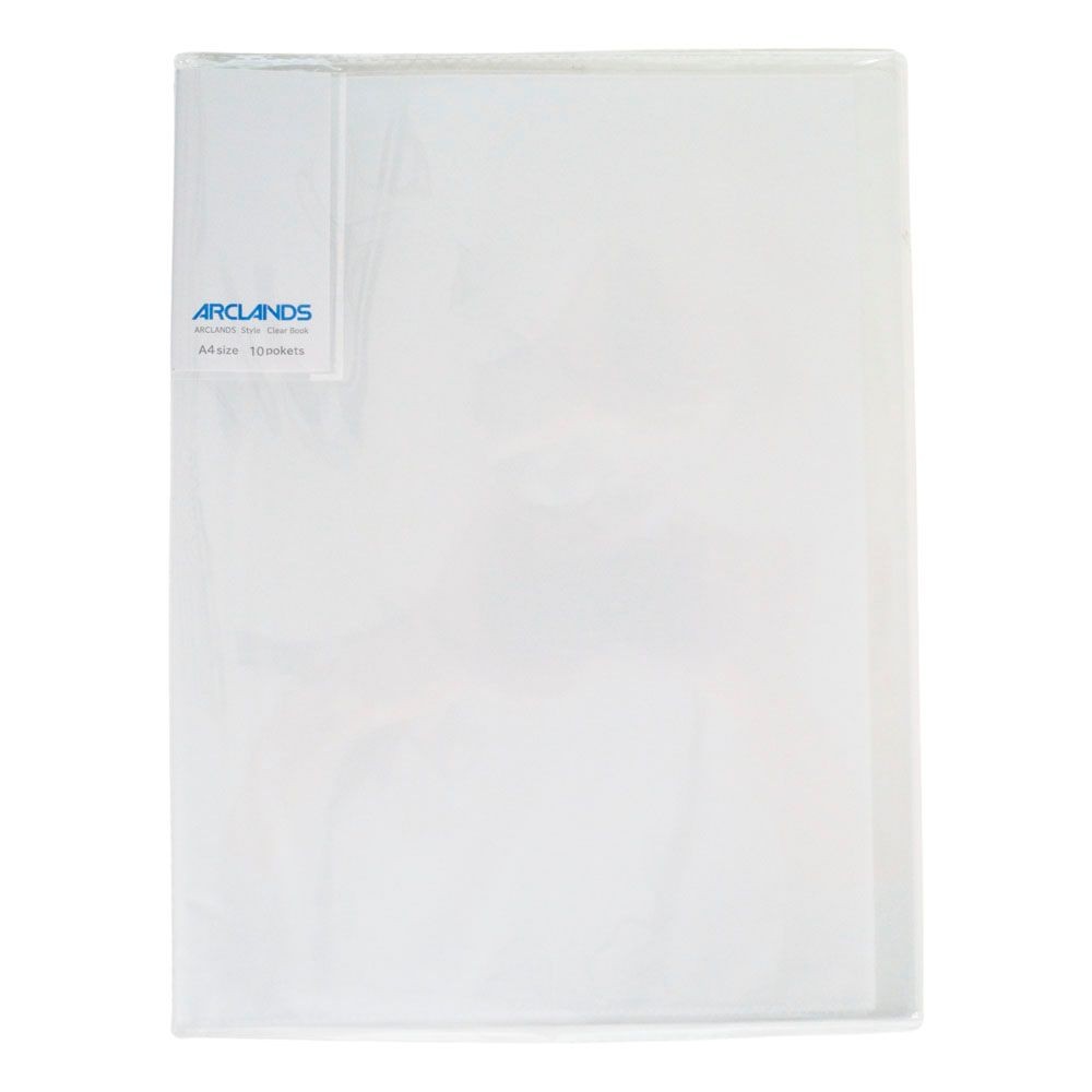 ウイザ WIZ'A透明クリアブックＡ4 10P, クリア, A4 10ポケット