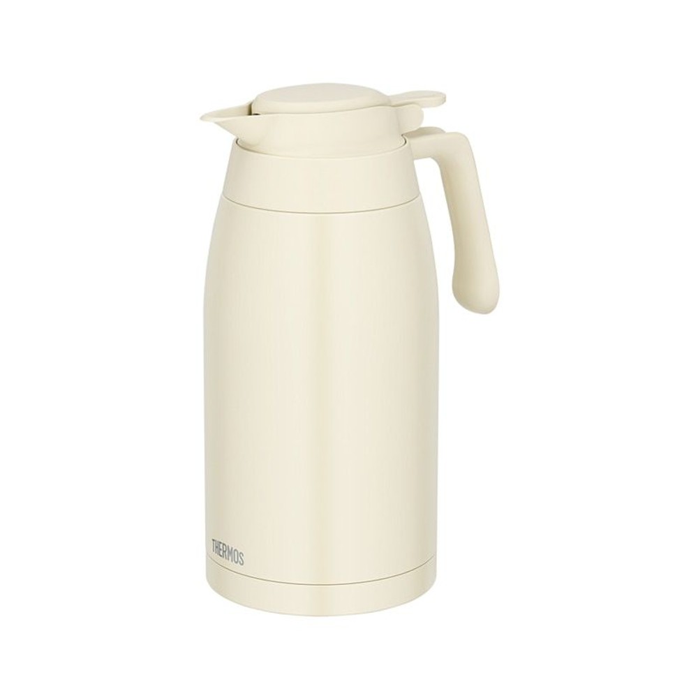 サーモス　ステンレスポット　ＴＴＧー２０００　ＩＶ, アイボリー, 2.0L
