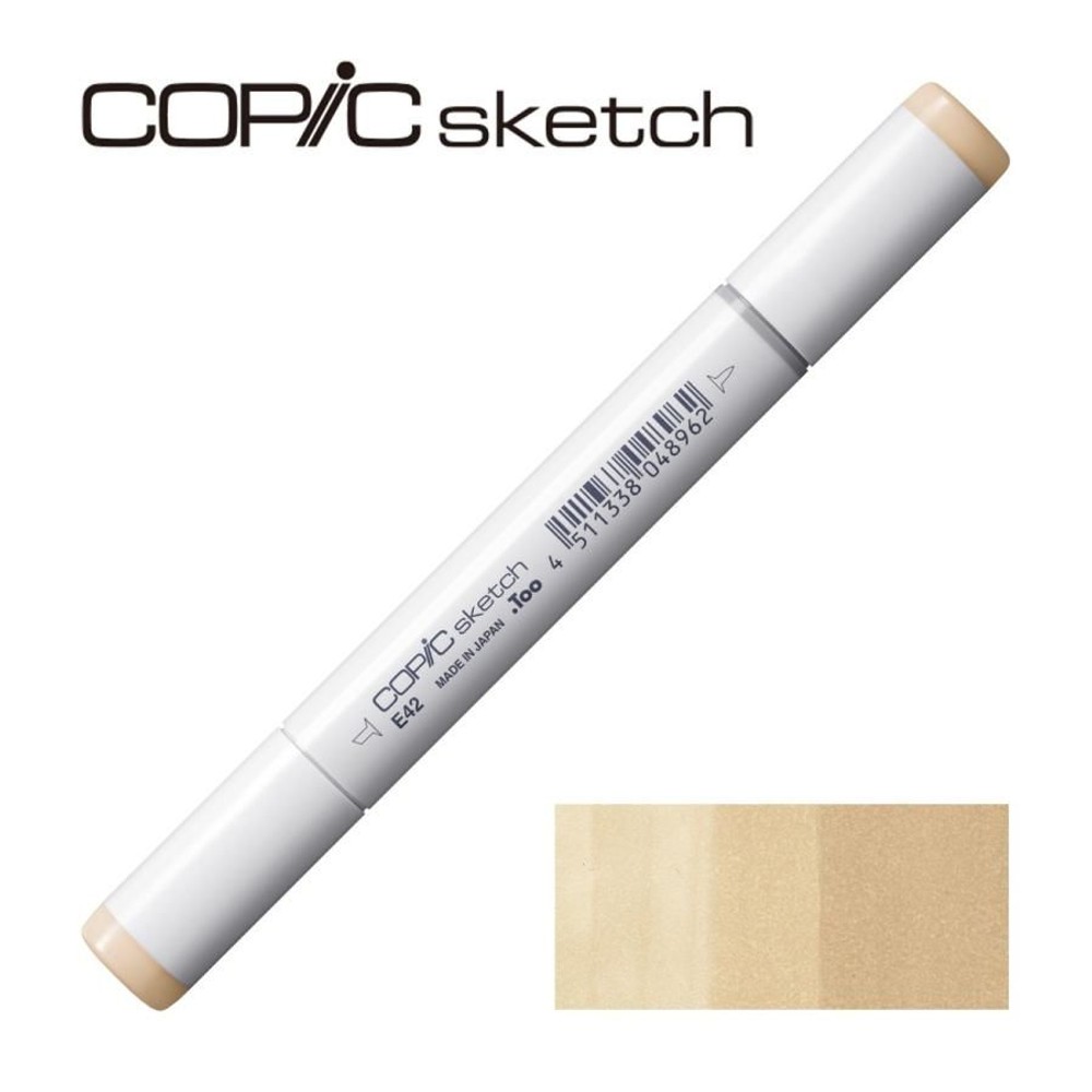 コピックスケッチ E42 サンド・ホワイト,  E42 サンド・ホワイト, スケッチ