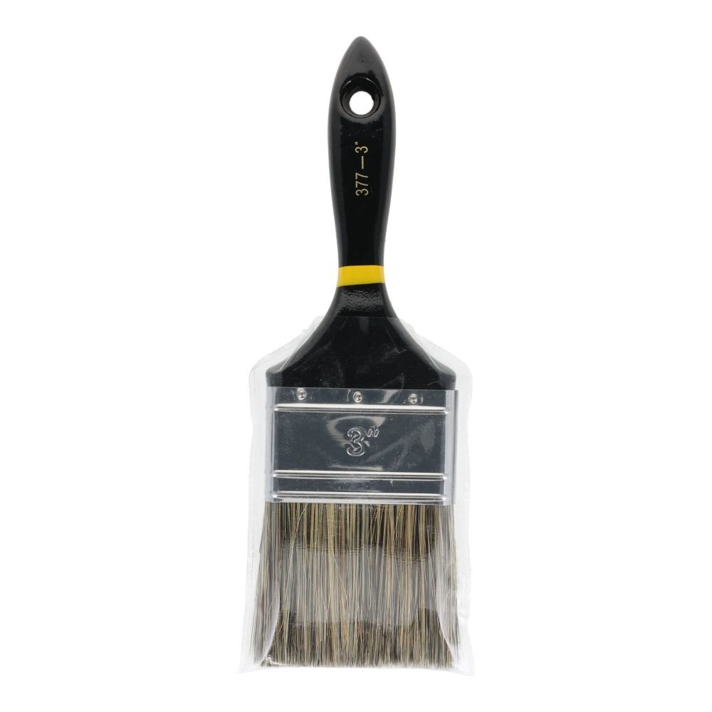 ウィザ WIZ'A ラスター刷毛３７７Ｎ　３インチ, 黒(1), 1本