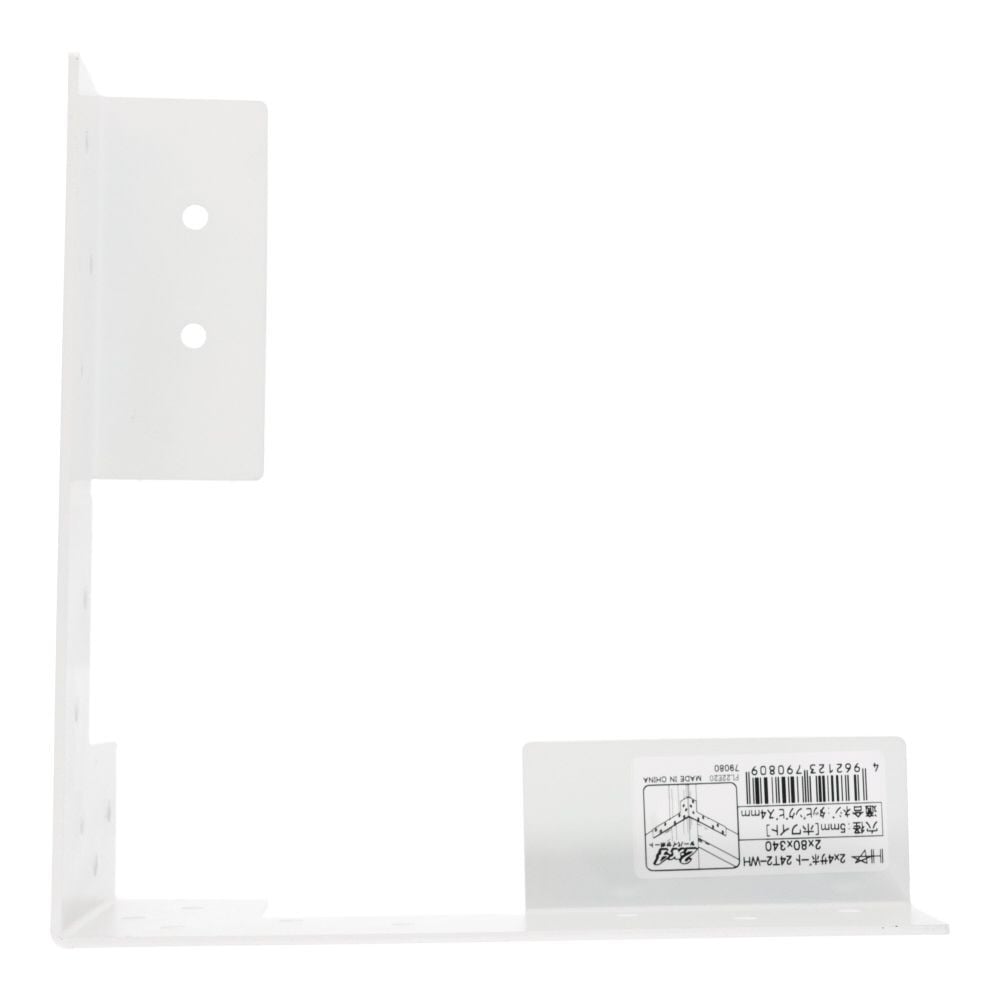 DAIDOHANT 2&times;4サポート 受け金物 タイプ4 24-U4-WH, ホワイト, 1個入り