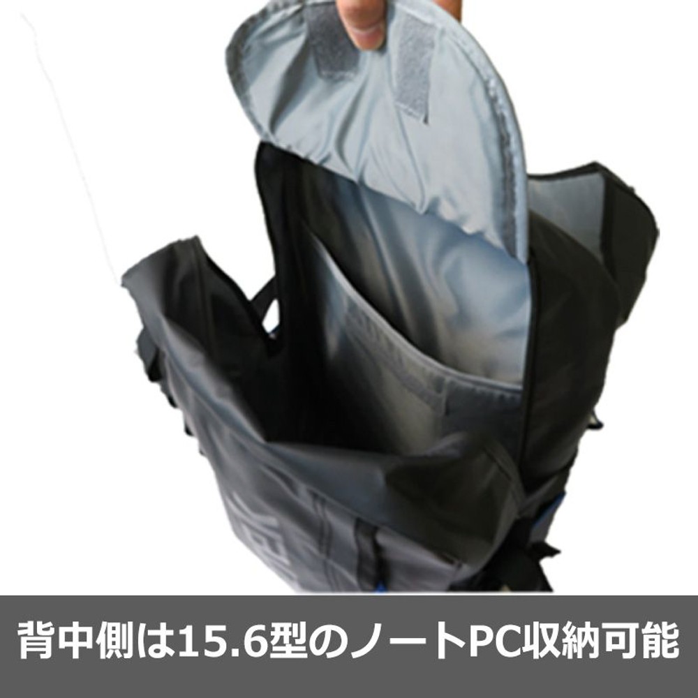 防水生地を使ったリュック　Ｔ16, ブラック, 約21Ｌ