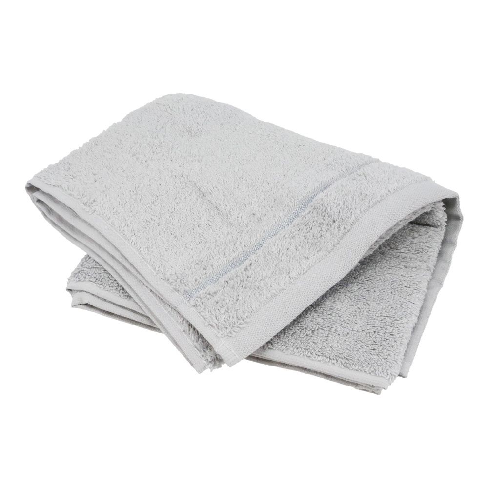 WIZ'A たっぷり吸水ボリュームフェイスタオル　グレー, グレー, 約34×80cm