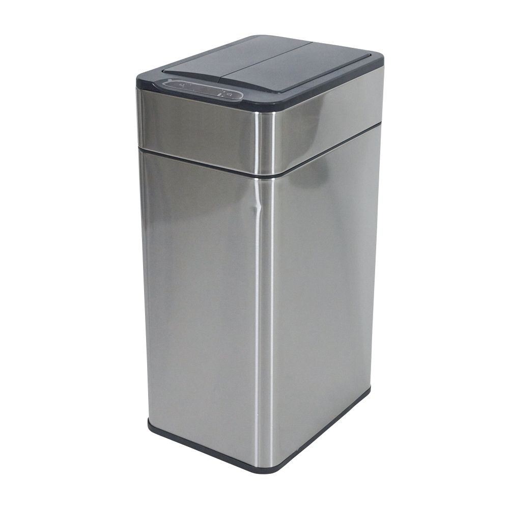 WIZ'A　ウィザ　両開きステンレスセンサーペール３０Ｌ, シルバー, 30L
