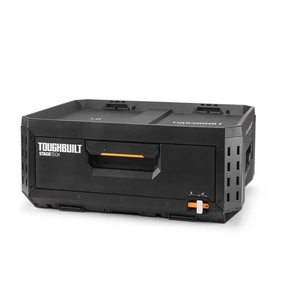 TOUGHBUILT（タフビルト）STACK TECH(スタックテック) 　1段引き出しツールボックス, ブラック, TB-B1-D-30-1