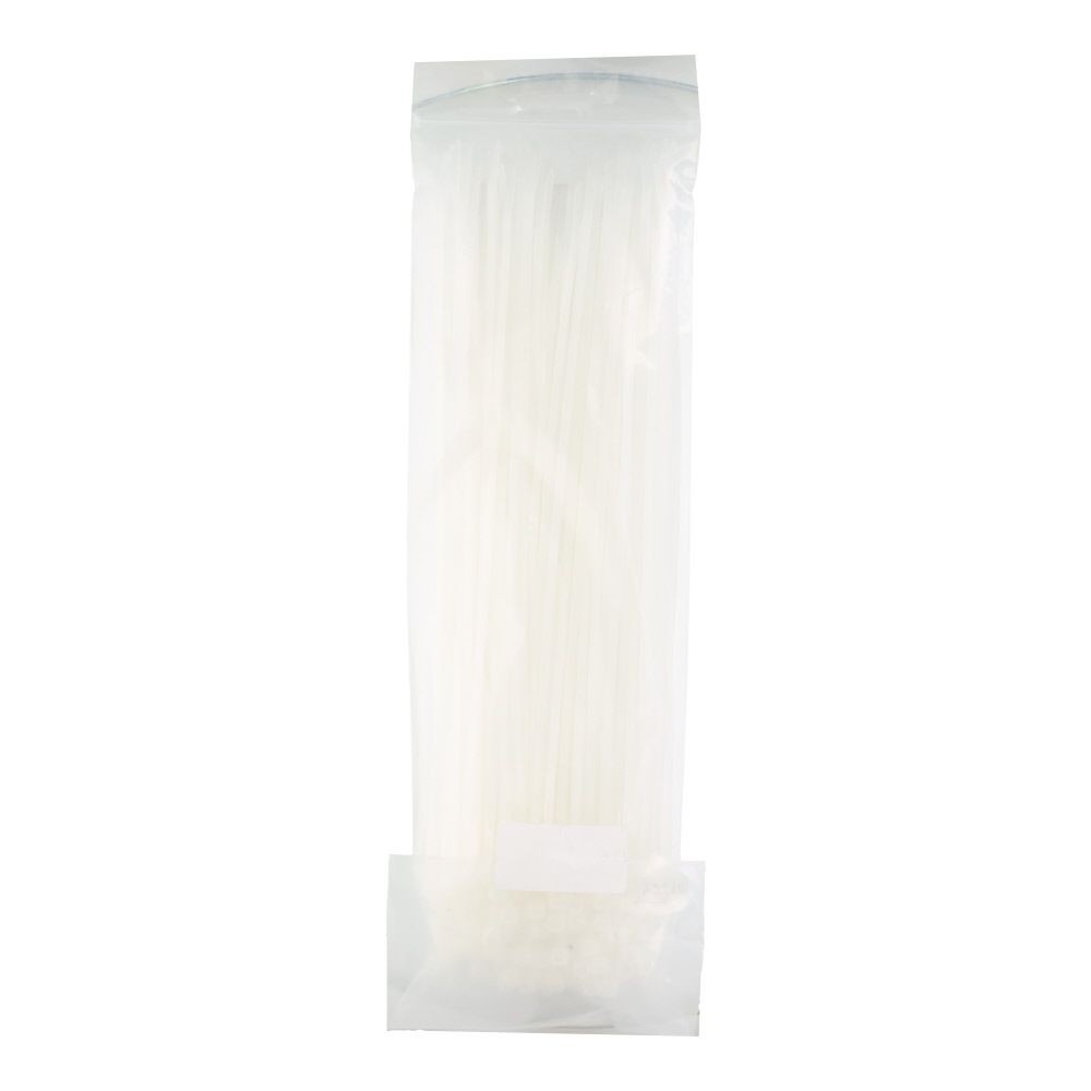 結束バンド　白３００ｍｍ&times;２００Ｐ, 白, 300mm