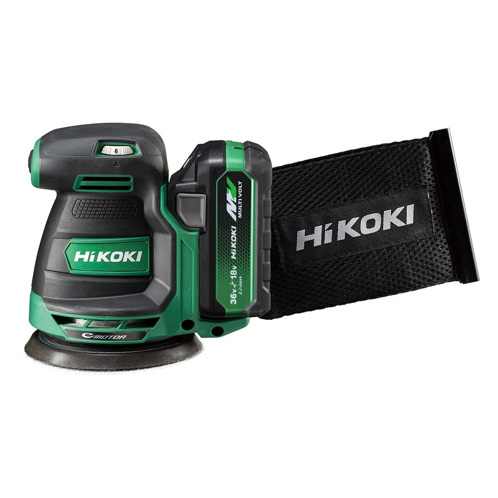 ハイコーキ　HIKOKI １８Ｖランダムサンダ（蓄電池１個、充電器付き） SV1813DA (XPZ), グリーン, SV1813DA (XPZ)