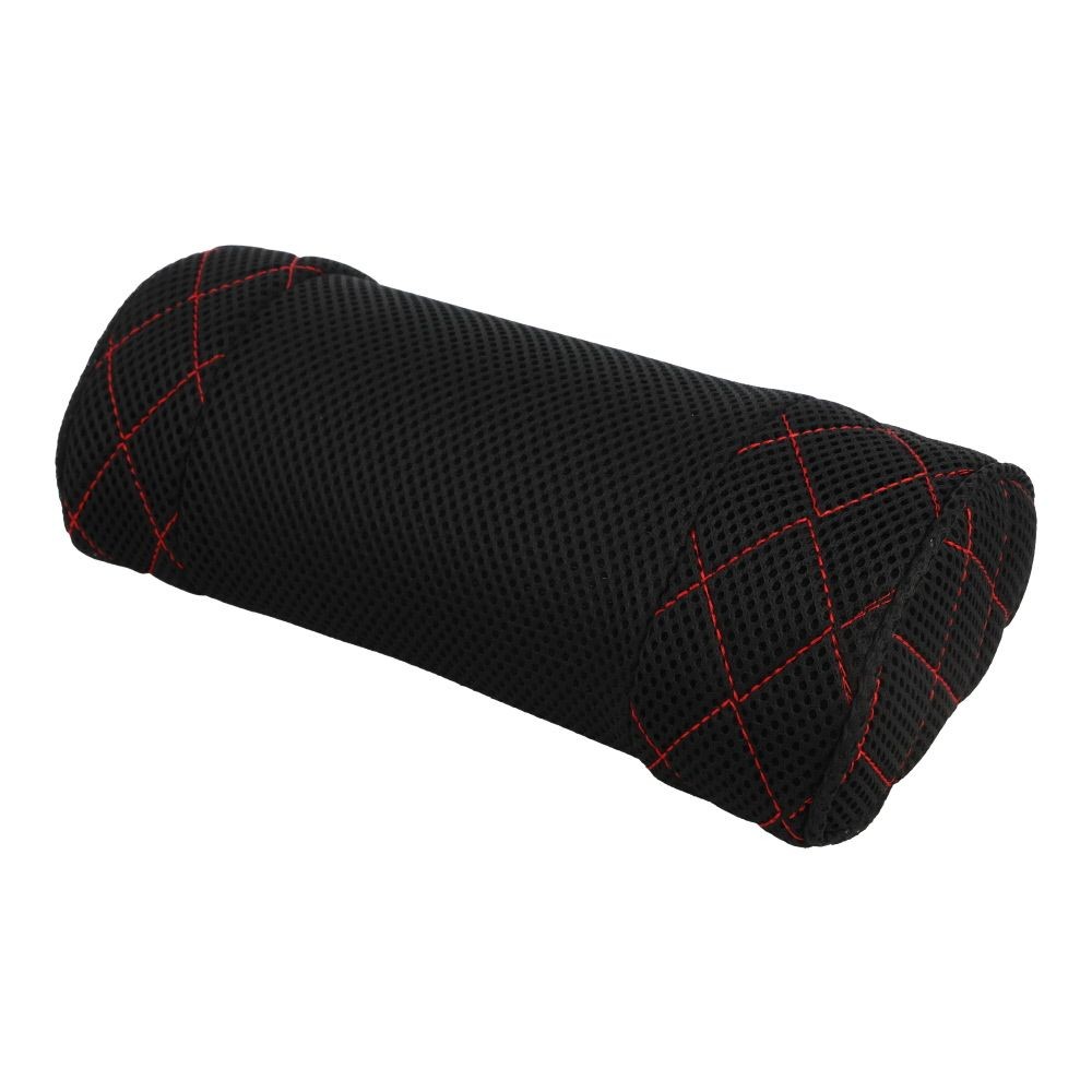 ＶＥＳＳＥＬ　キルトネックパッド　車用, 黒&times;赤, 26cm