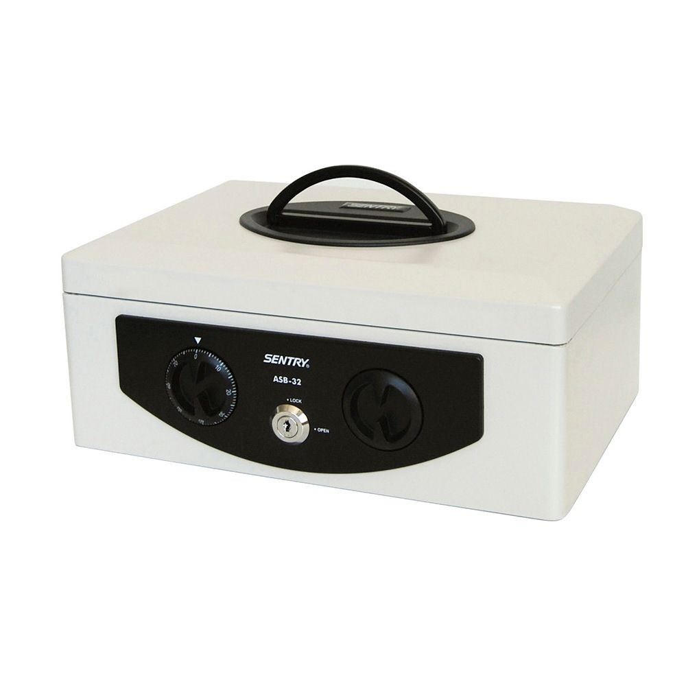 セントリー　手提げ金庫　ＡＳＢ―32, ライトグレー, ASB-32