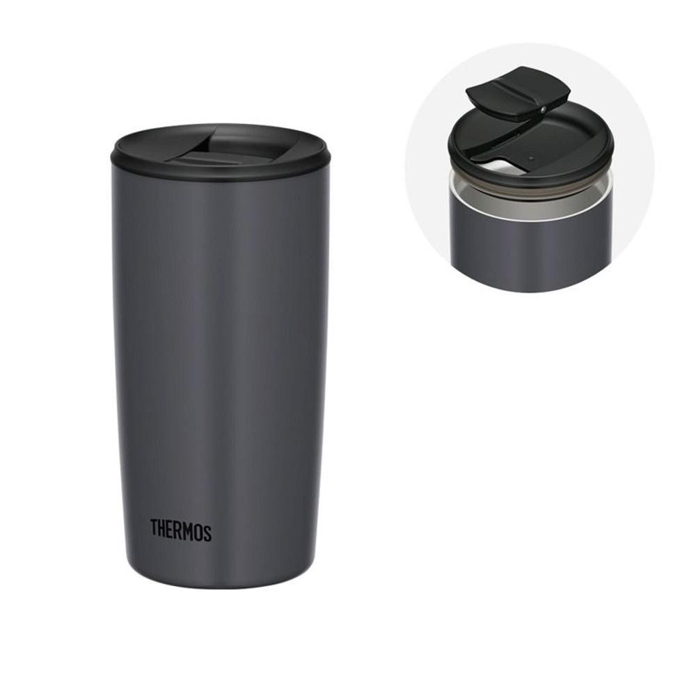 サーモス　真空断熱タンブラー ＪＤＰー５０１ ＤＧＹ, ダークグレー, 500ml