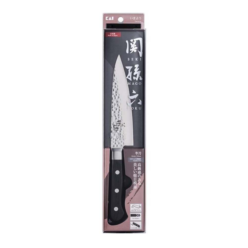 貝印　関孫六　いまよう　牛刀, シルバー/ブラック（150）, 150mm