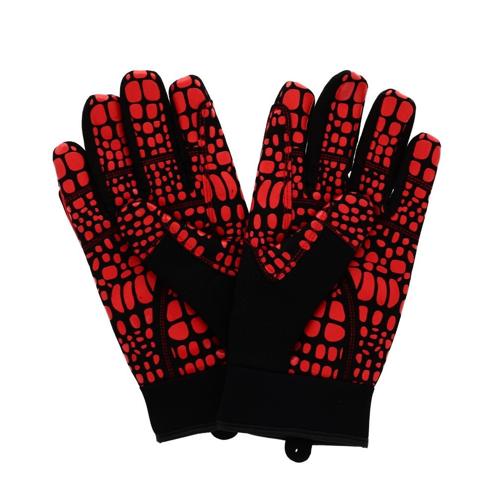 ワーキンググローブ　超すべり止め, レッド（M）, Mサイズ